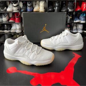 2017 Air Jordan 11 Retro Low Premium GG 'Frost White' Size 9 Mens